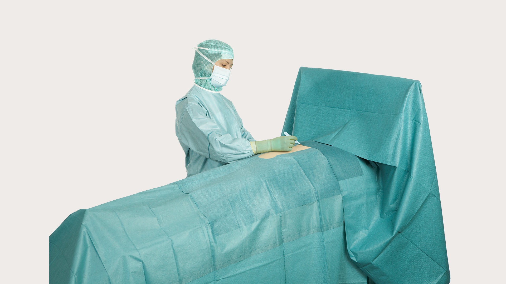 Barrier Split Sheet Drapes For A Large Variety Procedures Molnlycke