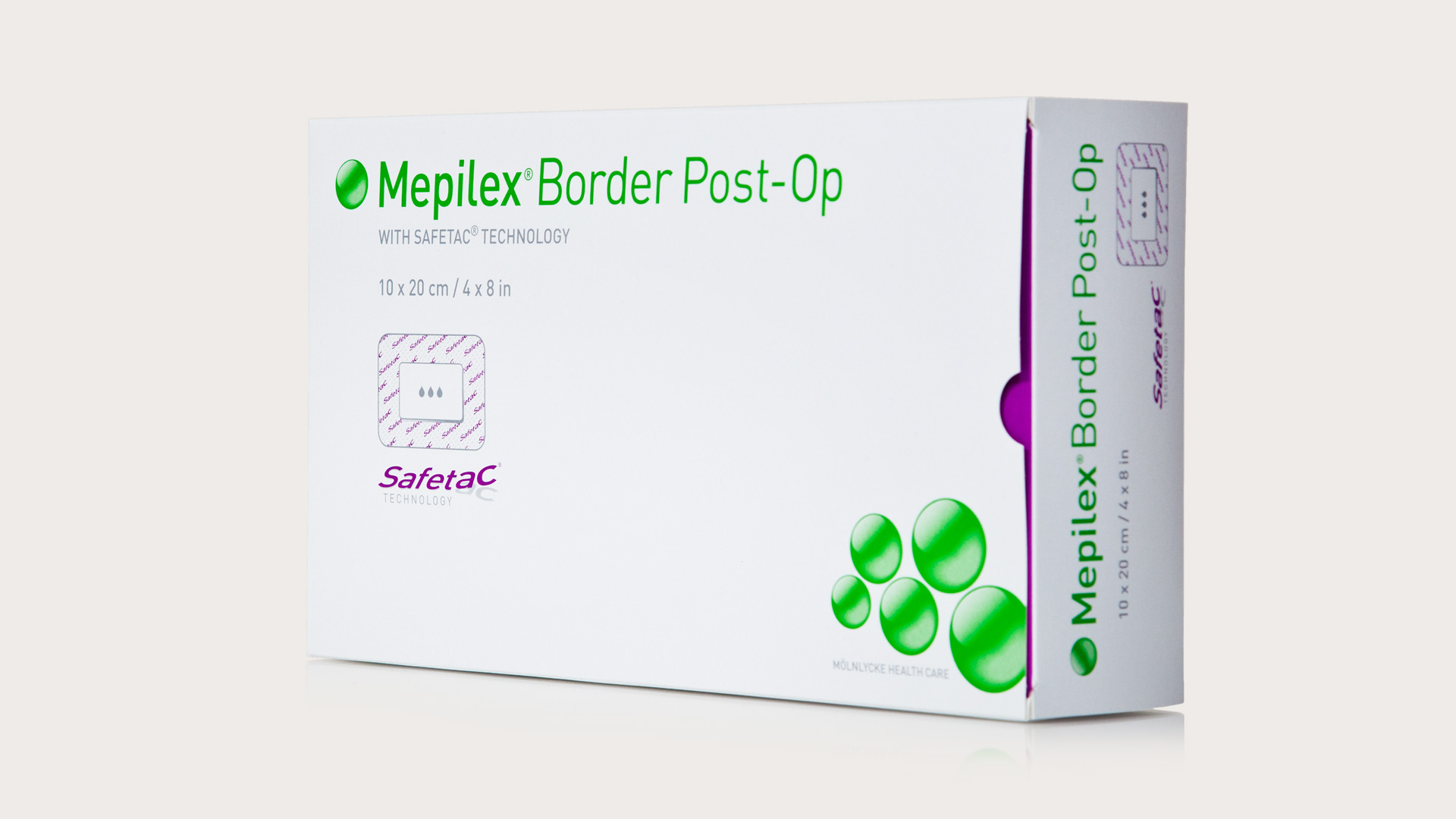 mepilex border post op all in one surgical wound dressing 10 20