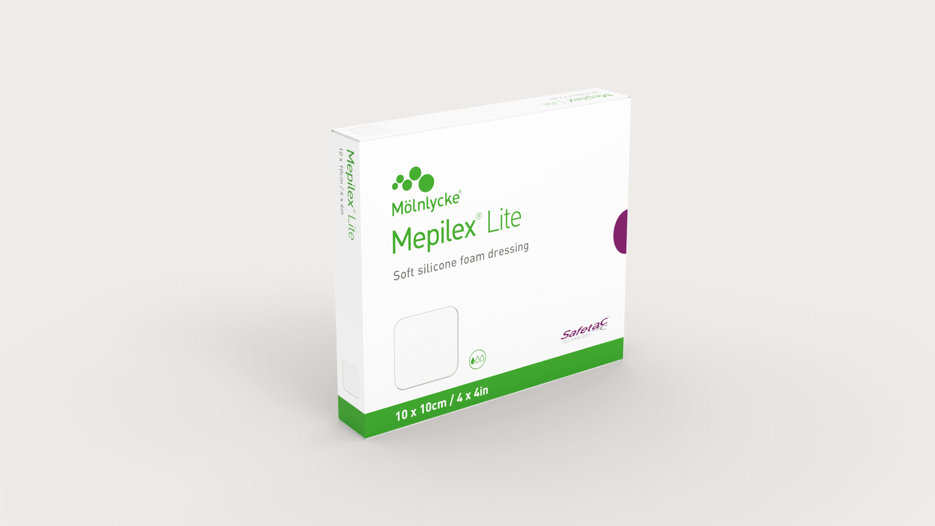 Mepilex Lite foam dressing for treating low-exuding wounds | Mölnlycke