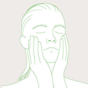 Step 1 of HiBiScrub whole body wash application